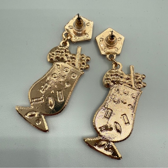 Summer Cocktail Fruity Drink Earrings - Picture 7 of 8